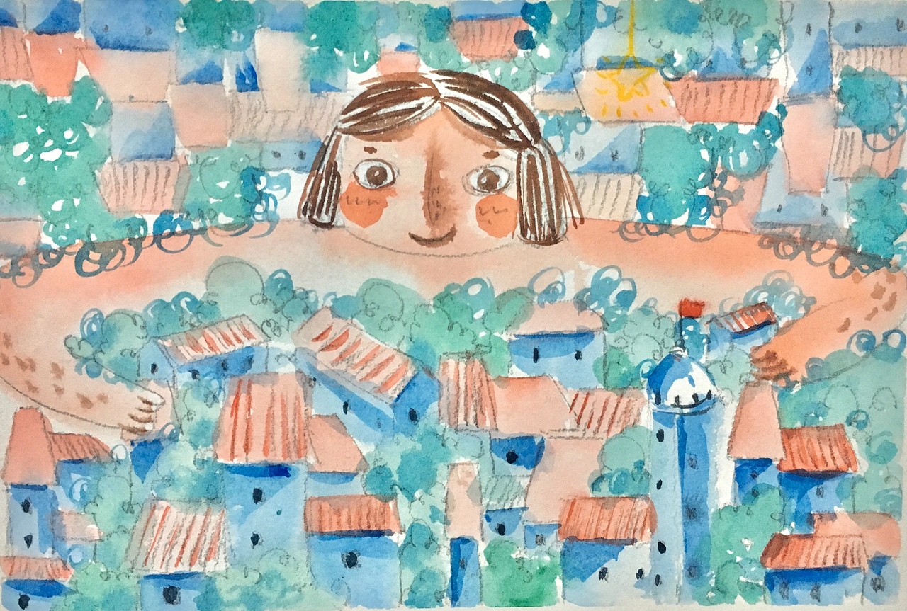 拥抱美好（图ZMTY2MTU4MjI4） - 绘画 - 站酷设计师拉拉啊呀原创素材 - 站酷ZCOOL