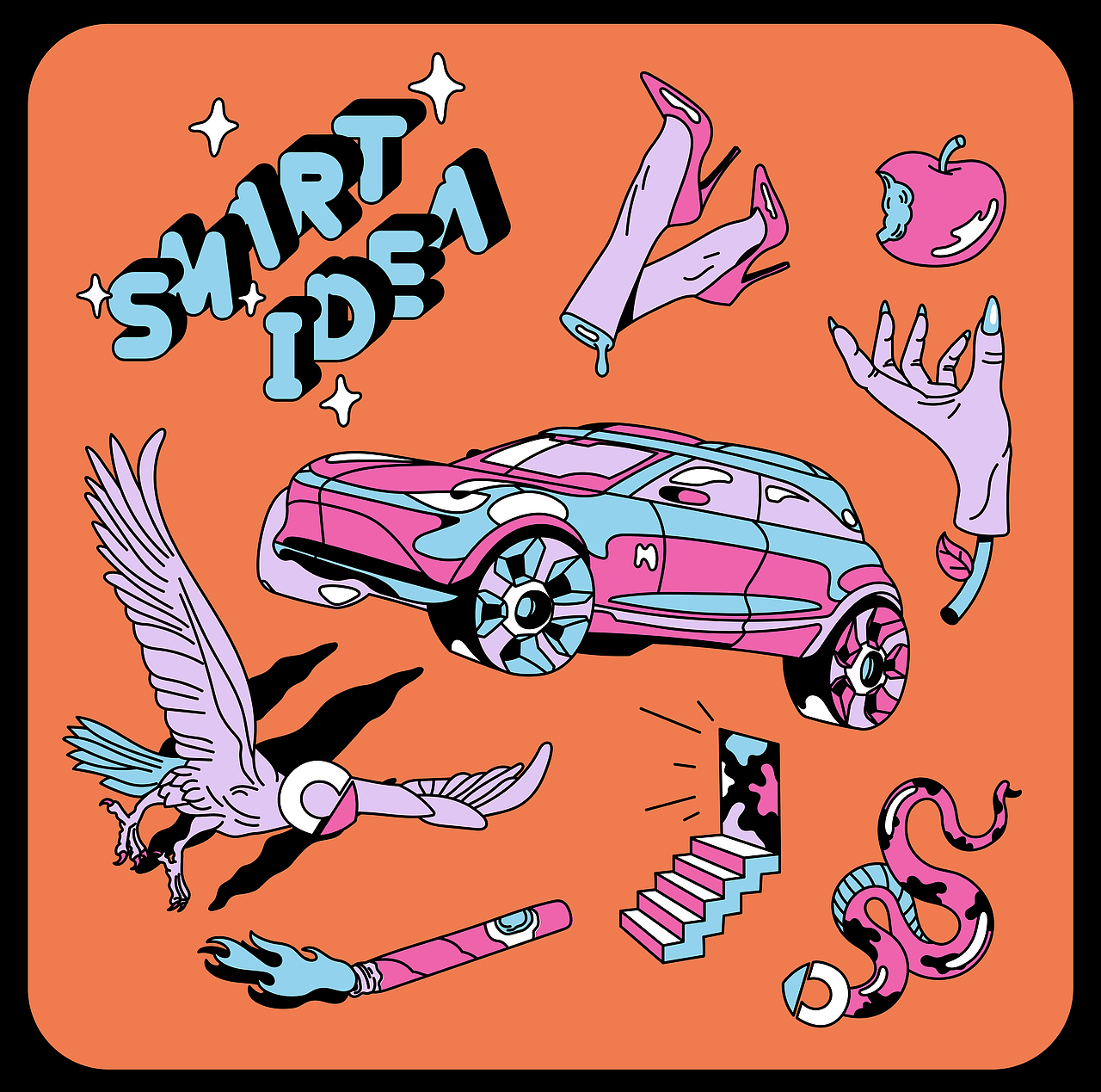 Smartidea 拥抱对立 | 不被限定(图ZMjU5ODE3NDQw) - 图案 - 站酷设计师小宝猫猫原创素材 - 站酷ZCOOL