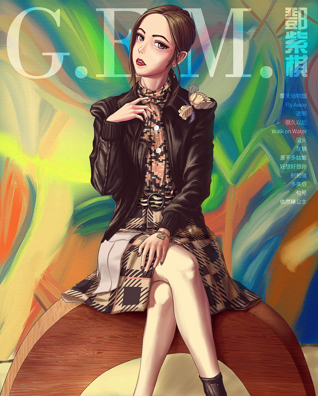 邓紫棋时尚大片-插画版（图ZMjA2NzU1NTky） - 创作习作 - 站酷设计师TMP美术设计原创素材 - 站酷ZCOOL