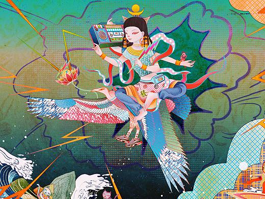 CIAO MAO x BANBAN 佛跳墙联名插画系列