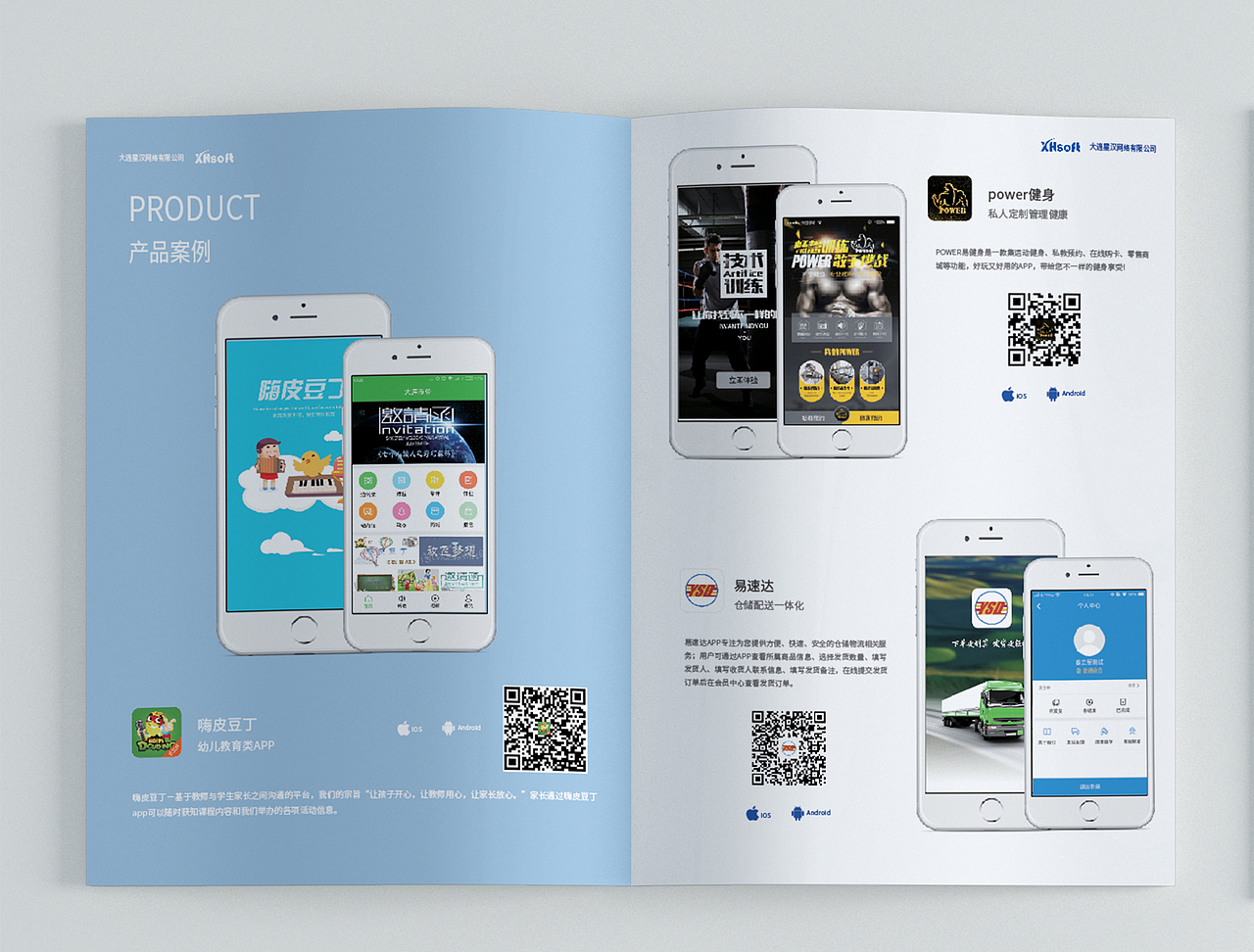 互联网公司画册-产品展示