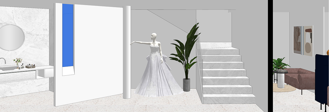 KISSME 婚纱｜魔戏空间设计案例（图ZMjMzNjk1Njgw） - 商业空间设计 - 站酷设计师魔戏空间设计原创素材 - 站酷ZCOOL