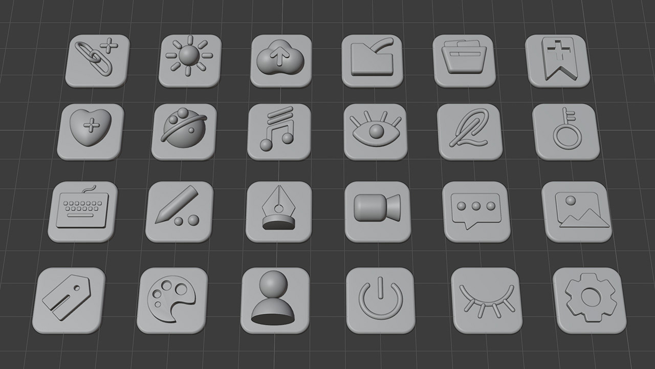 icon的动态化与3d化设计