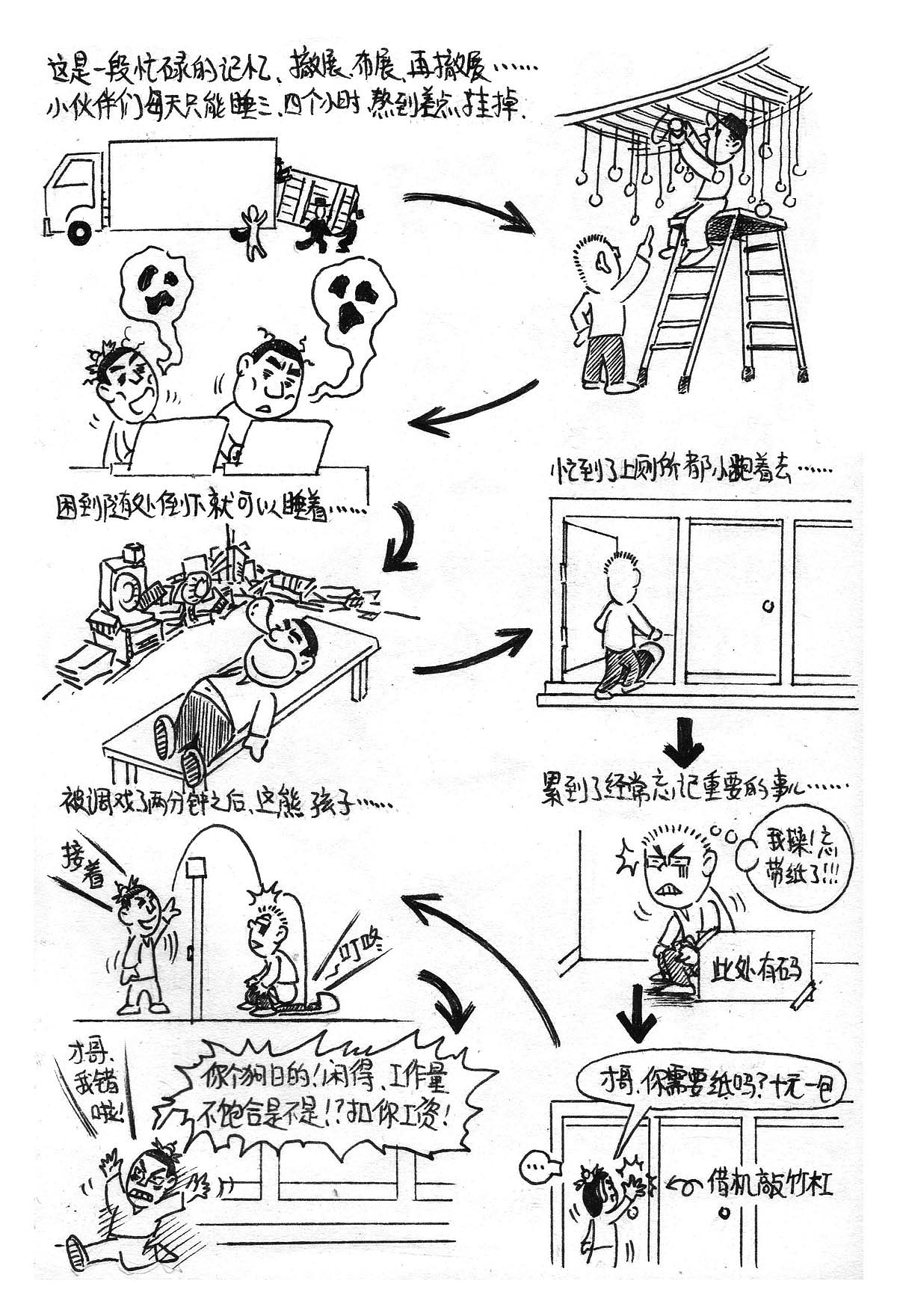 在鲁美布展期间的故事.好累