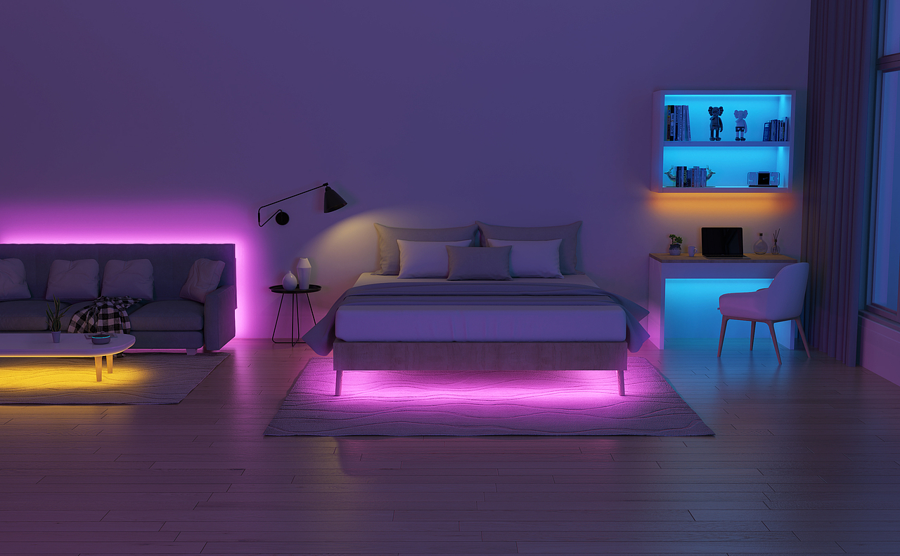 keyshot-灯带 灯光场景渲染（图ZMjM0NTg2Mjgw） - 电商 - 站酷设计师BINGLONG原创素材 - 站酷ZCOOL