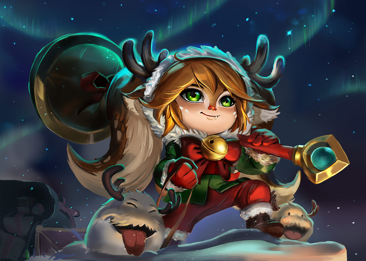 英雄联盟 lol 冰雪驯鹿 波比