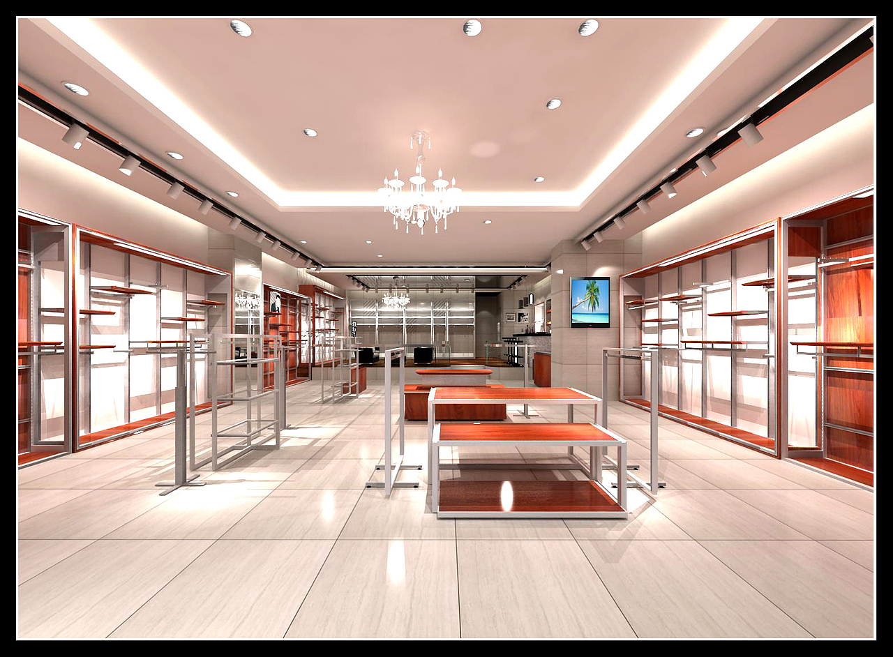服装门店效果图（图ZMjU3MDA2ODQ4） - 商业空间设计 - 站酷设计师小镊子原创素材 - 站酷ZCOOL