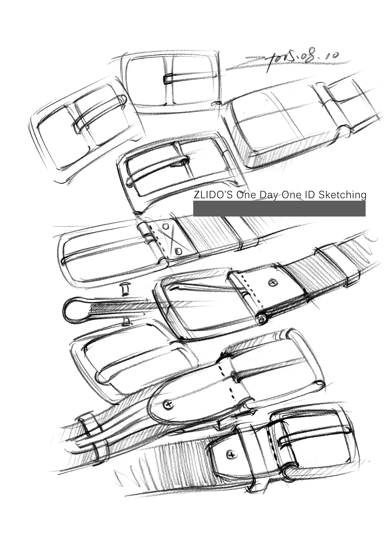 2015产品设计手绘8月 一日一画