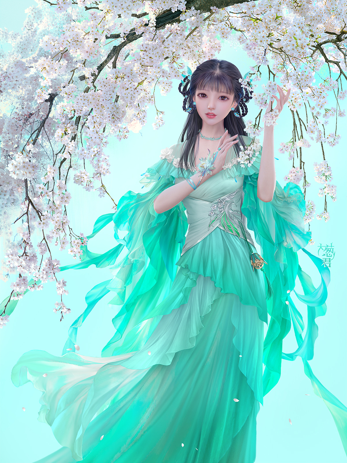 《诛仙》碧瑶|插画|商业插画|大葱君 - 原创作品 - 站酷 (zcool)