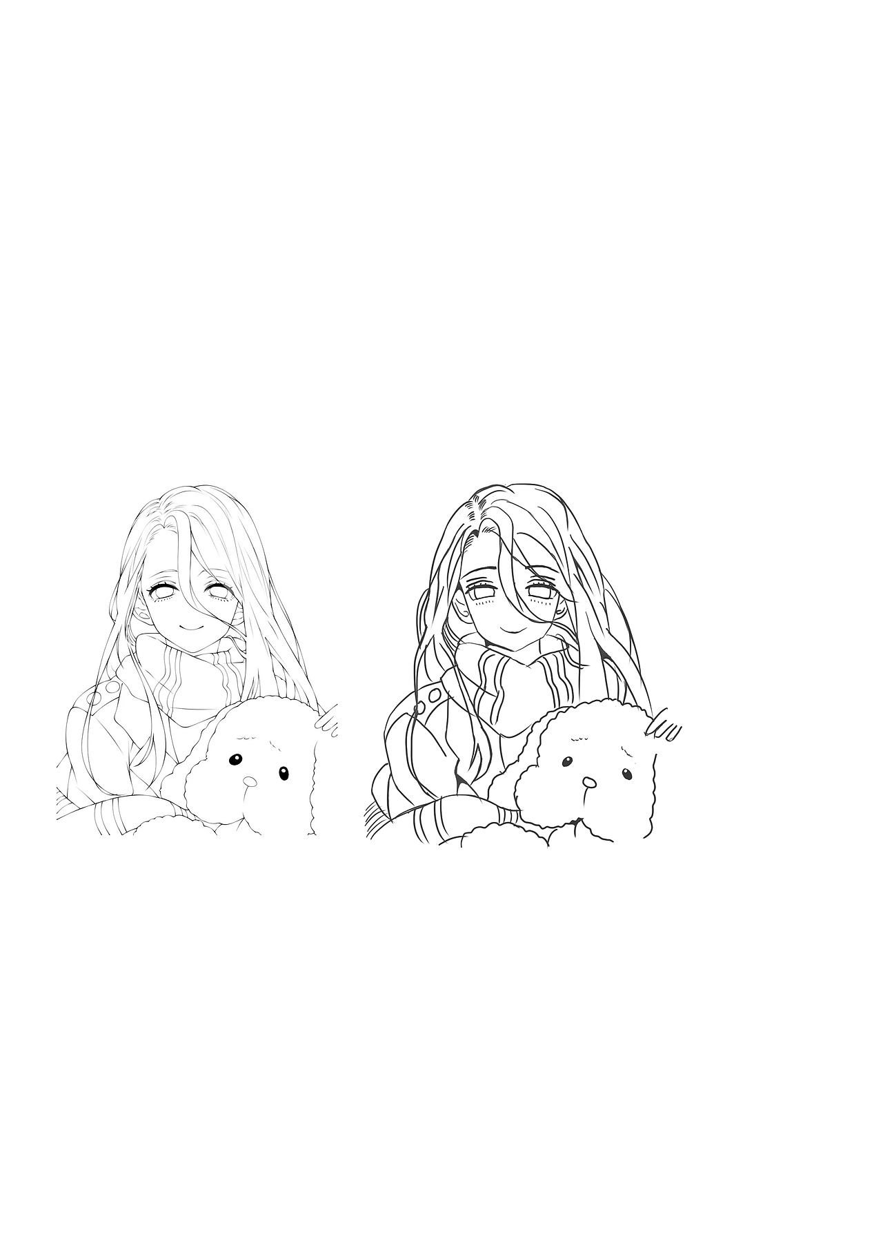 到第二年的学画记录