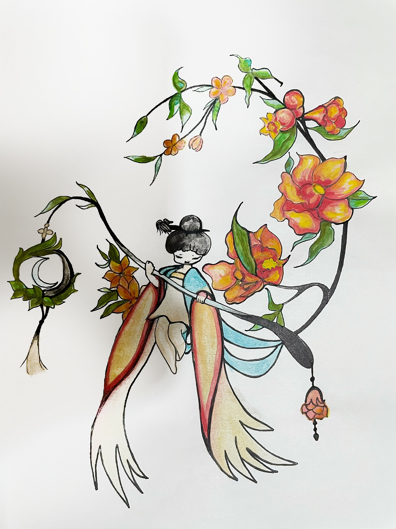 之前画的一些作品