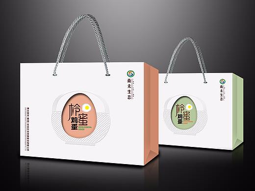柃蜜黄壳绿壳土鸡蛋农产品包装设计