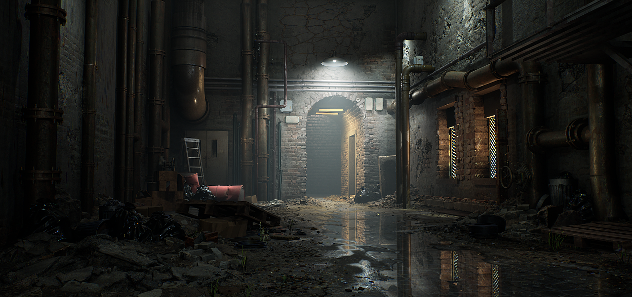 废弃的地下室|三维|场景|无数光年 - 原创作品 - 站酷 (zcool)