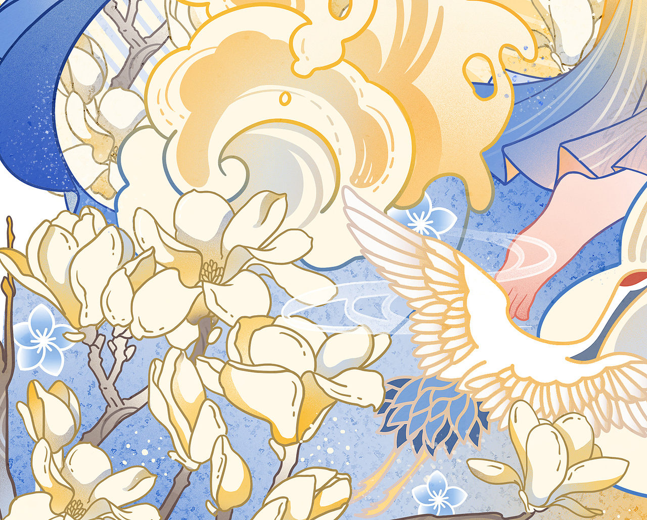 中秋插画（附过程）（图ZMjczNTUzMDcy） - 商业插画 - 站酷设计师壴方原创素材 - 站酷ZCOOL