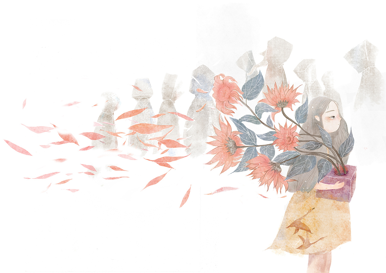 最幸福的事莫过于你喜欢的向日葵也恰恰喜欢你。