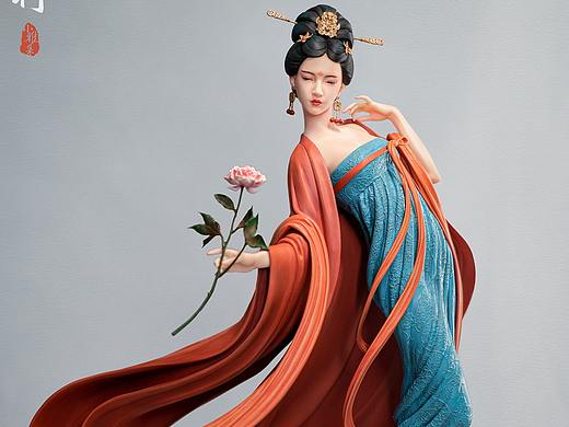 【开天工作室】小雅集系列 《丽人行》  作者：罗其胜