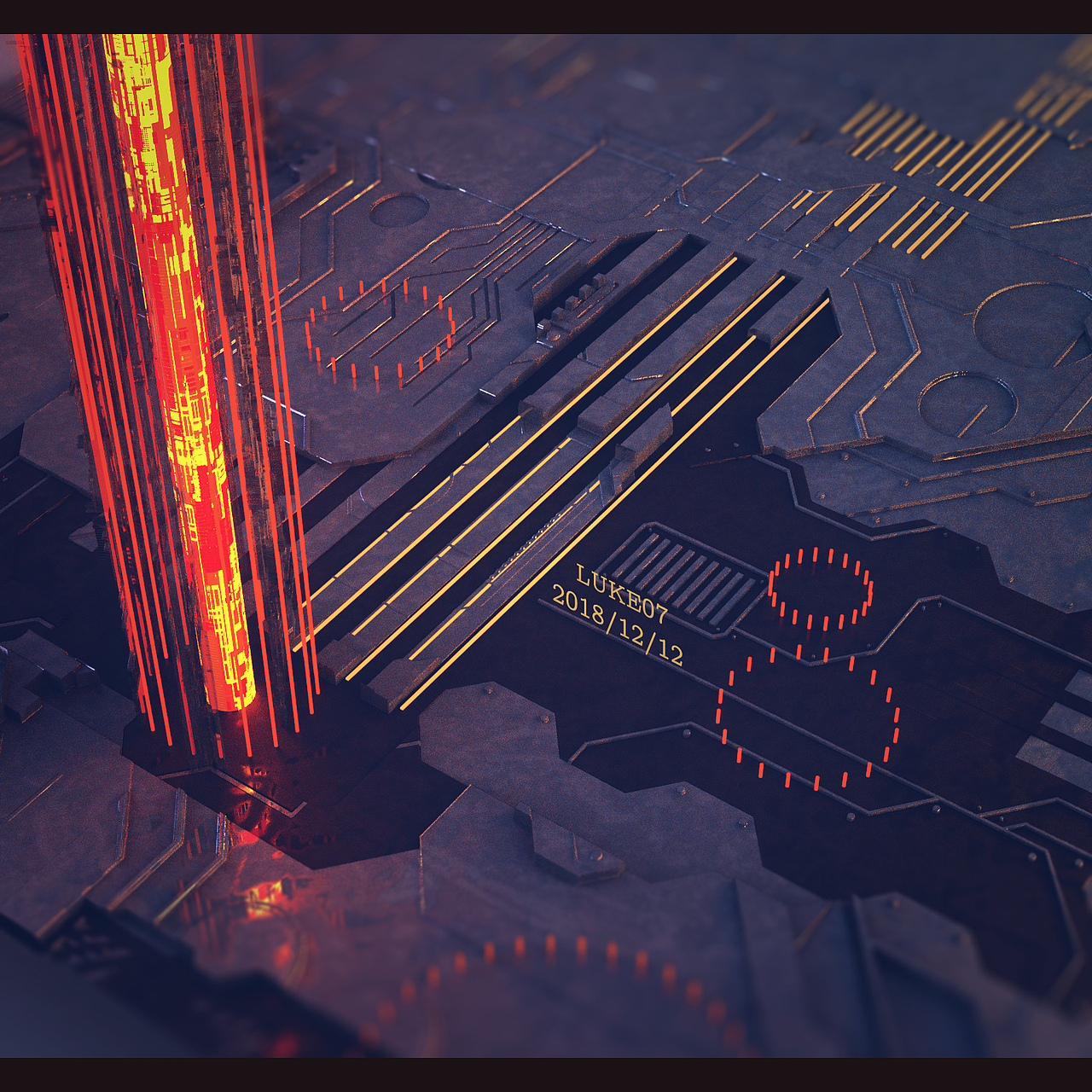 同上，发光材质纹理贴图