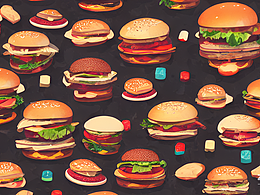 #AI創(chuàng)作實(shí)驗(yàn)室#美式復(fù)古 漢堡 潮流歡快