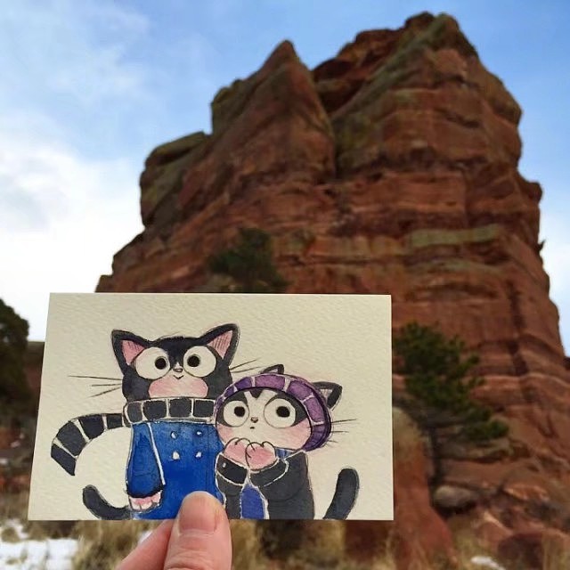 清新手绘（图ZMTI5Mjc0NjIw） - 艺术插画 - 站酷设计师一只虎斑喵呀原创素材 - 站酷ZCOOL