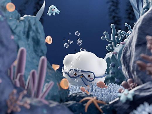 诺绵成长裤的IP展示动画