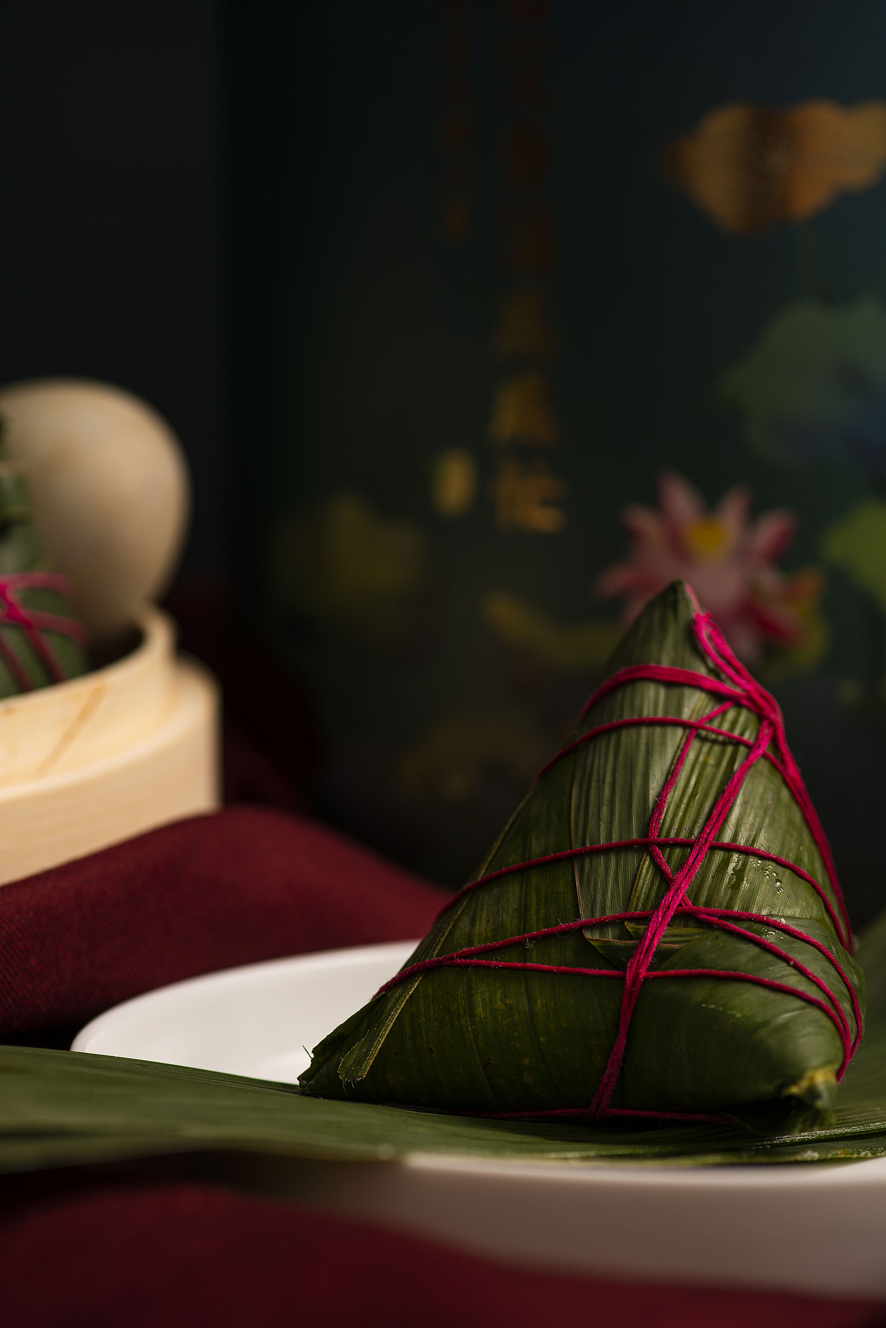 端午节 粽子 肉粽 礼盒 产品摄影