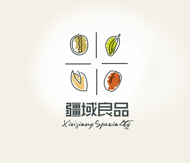 新疆特产电商平台标志logo提案（图ZNDMzMDM3NzY=） - Logo - 站酷设计师樱桃狮子原创素材 - 站酷ZCOOL