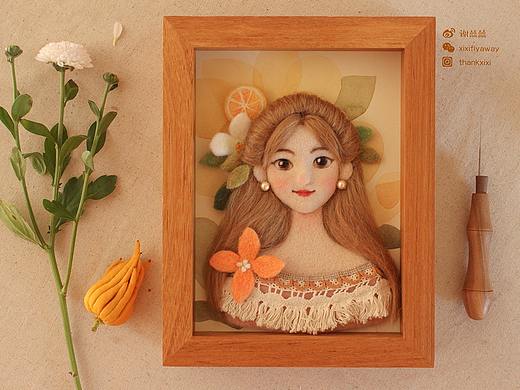 囍囍的羊毛毡 之 秋日少女（制作视频）⭐