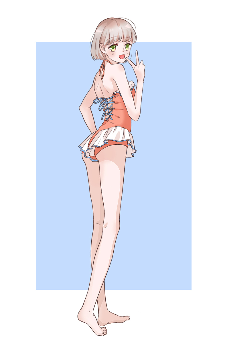 一组最近的漫画人物服饰搭配练习