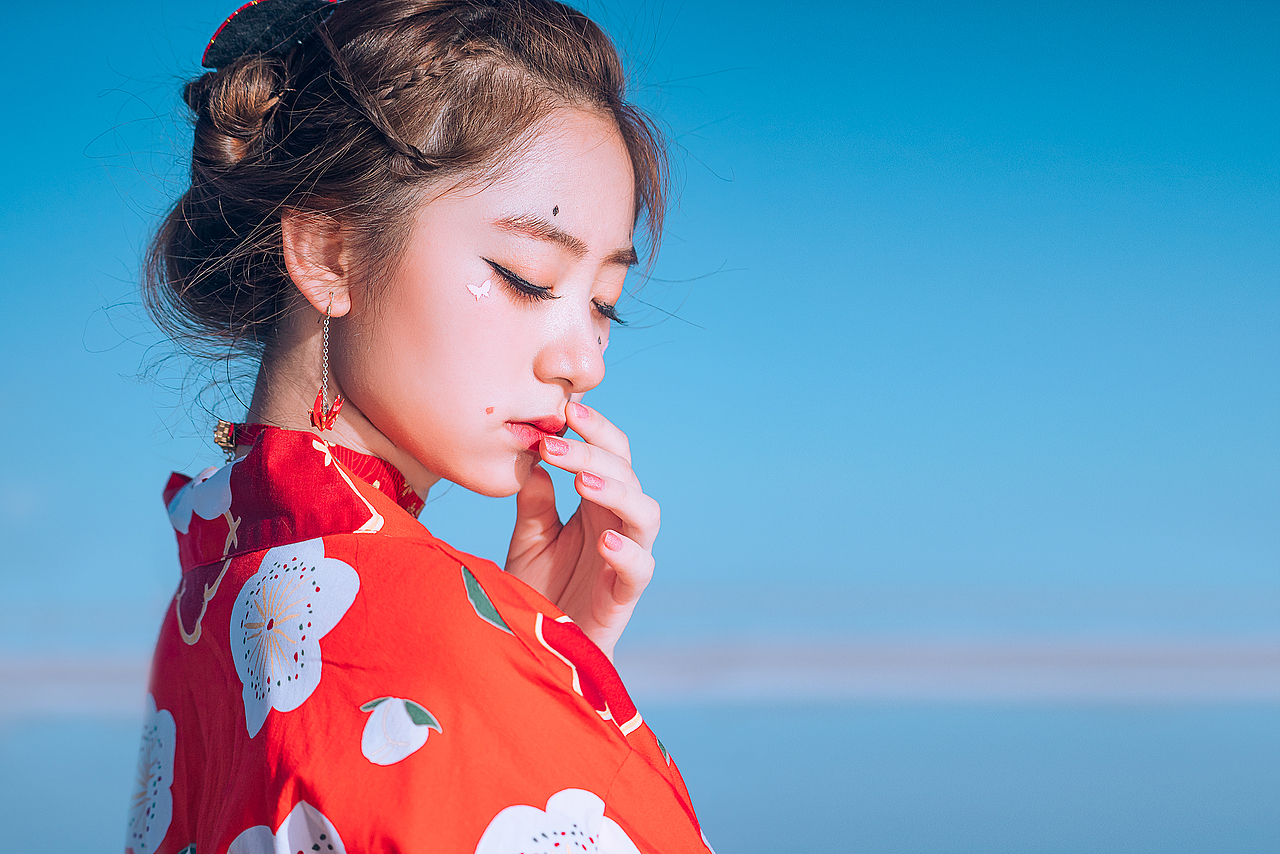和服人像后期修图（图ZMTQwMjU1NjM2） - 人像摄影 - 站酷设计师简单丶丶原创素材 - 站酷ZCOOL