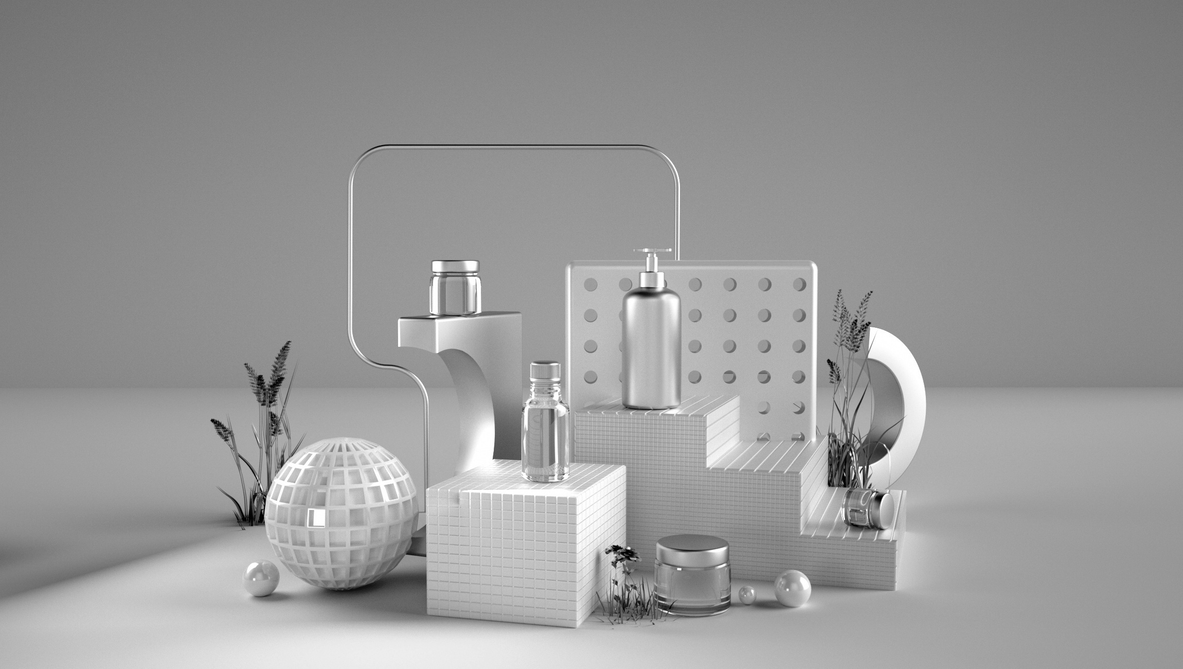 c4d电商展示场景|工业/产品|生活用品|fanqie2008 - 原创作品 - 站酷