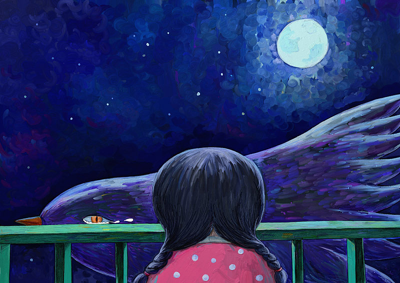 Lily:我把快乐弄丢了（图ZNTIyMzMwOA==） - 商业插画 - 站酷设计师猛犸Clark原创素材 - 站酷ZCOOL