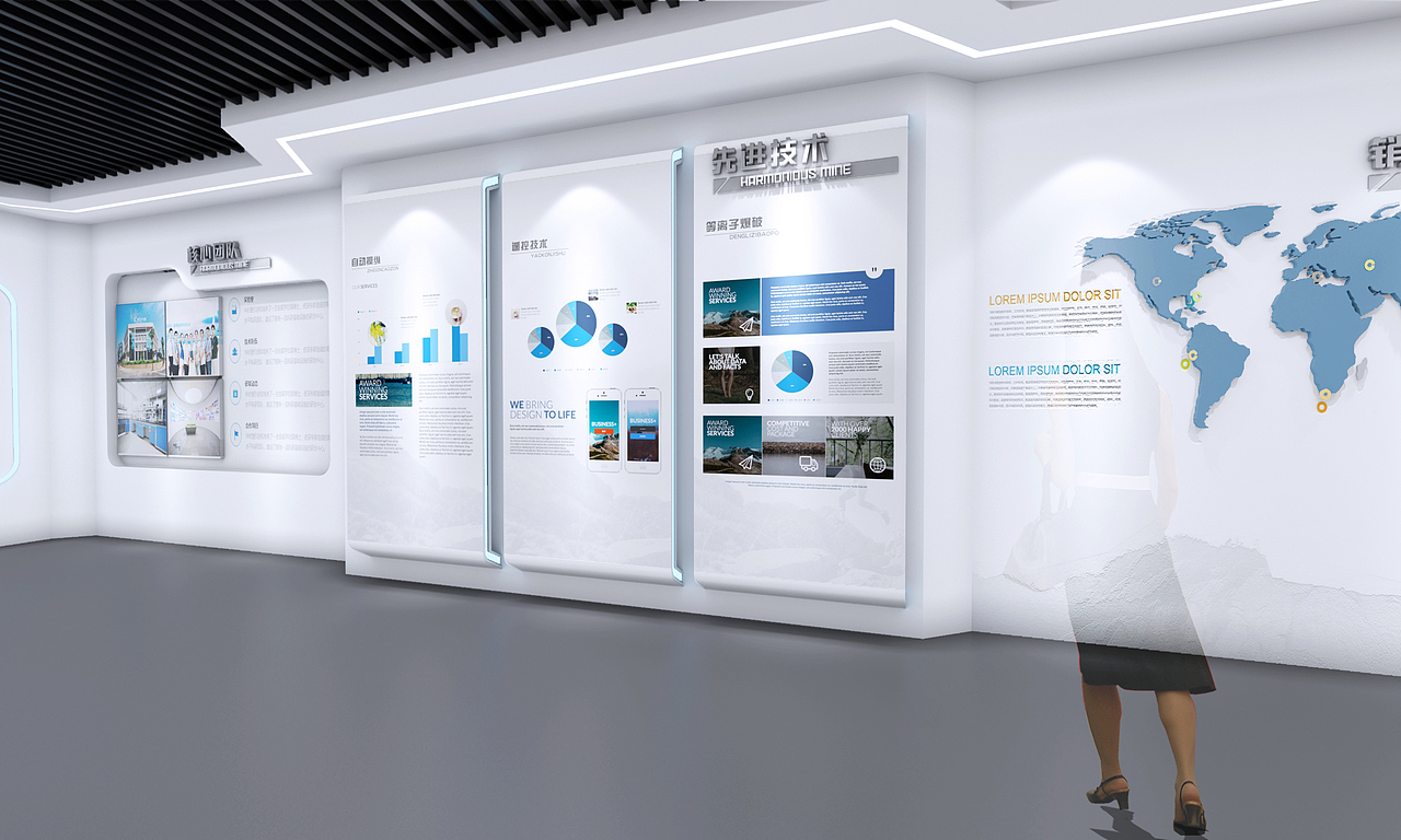 emmmm某企業(yè)展廳飛機稿（圖ZMTY5NzEwNDA4） - 家裝設(shè)計 - 站酷設(shè)計師余余1998原創(chuàng)素材 - 站酷ZCOOL