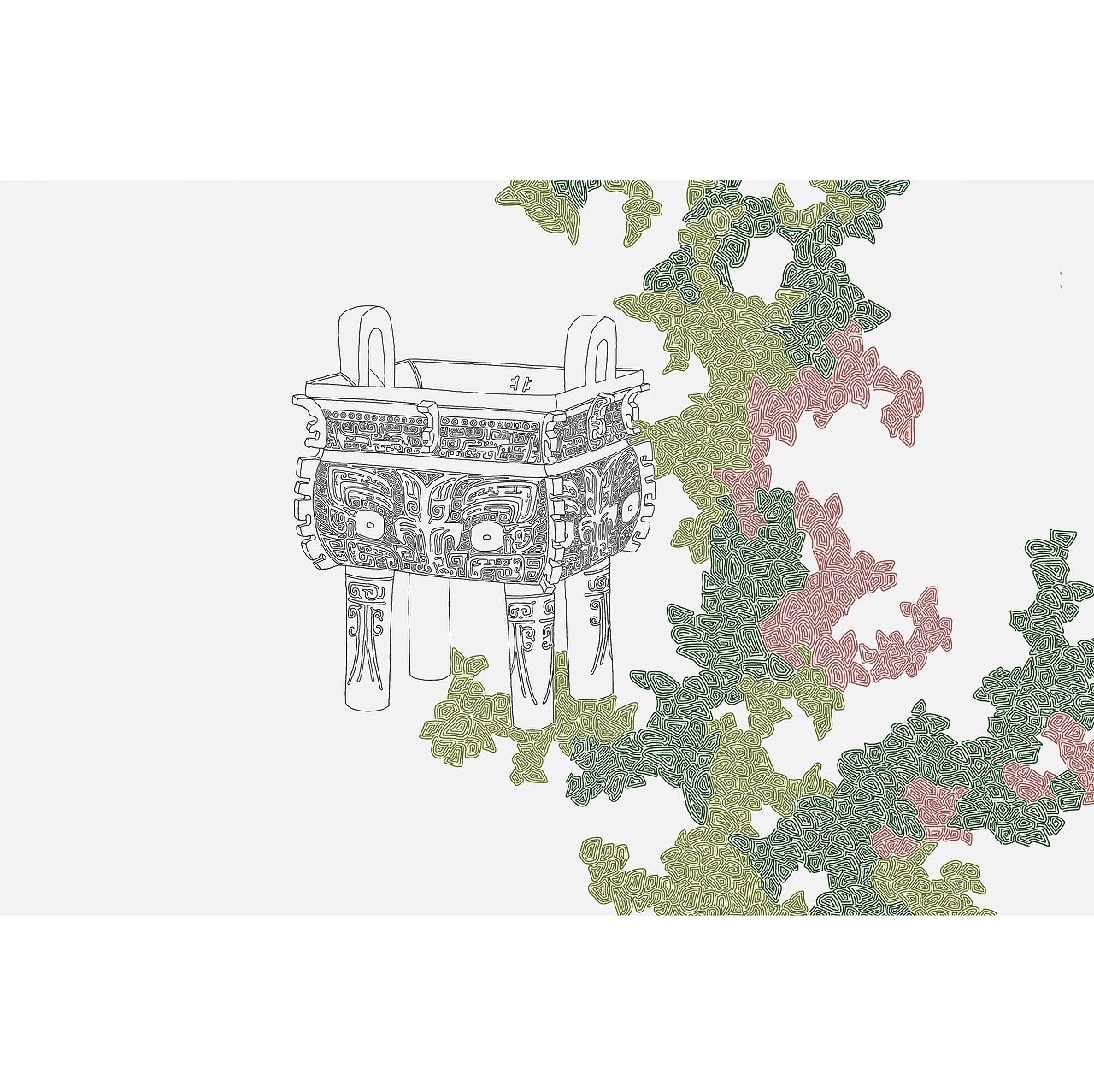 山东省博物馆“朱颜绿发照青铜”文创设计