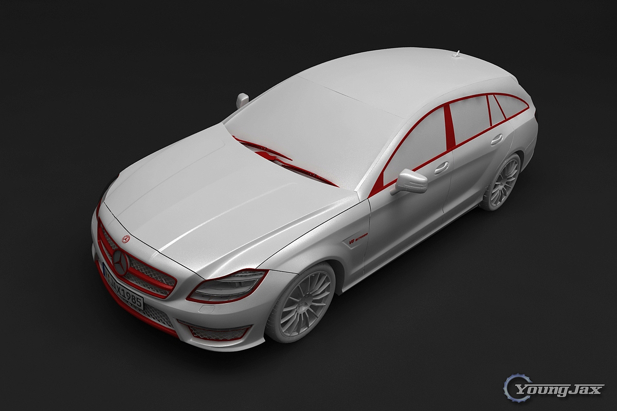 CLS63 ShootingBreak(图ZMTUwMjA3Mjg=) - 机械/交通 - 站酷设计师youngjax原创素材 - 站酷ZCOOL