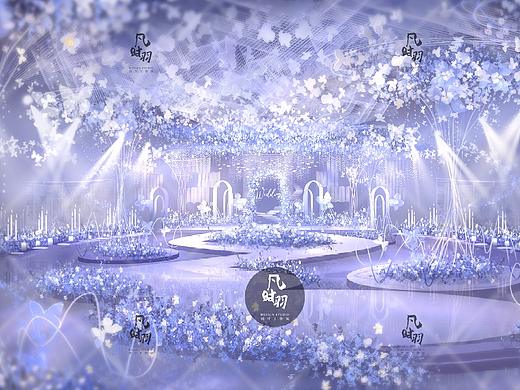 婚礼手绘 — 电脑ps 「风摇紫烟」
