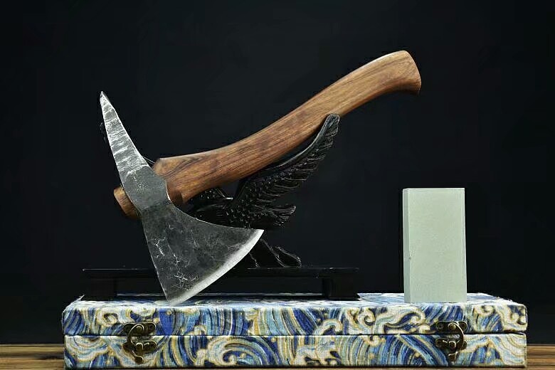 和风堂美术刀剑 锰钢夹钢手斧/飞斧（图ZMjA1NjA2NzQw） - 工艺品设计 - 站酷设计师和风堂美术刀剑原创素材 - 站酷ZCOOL