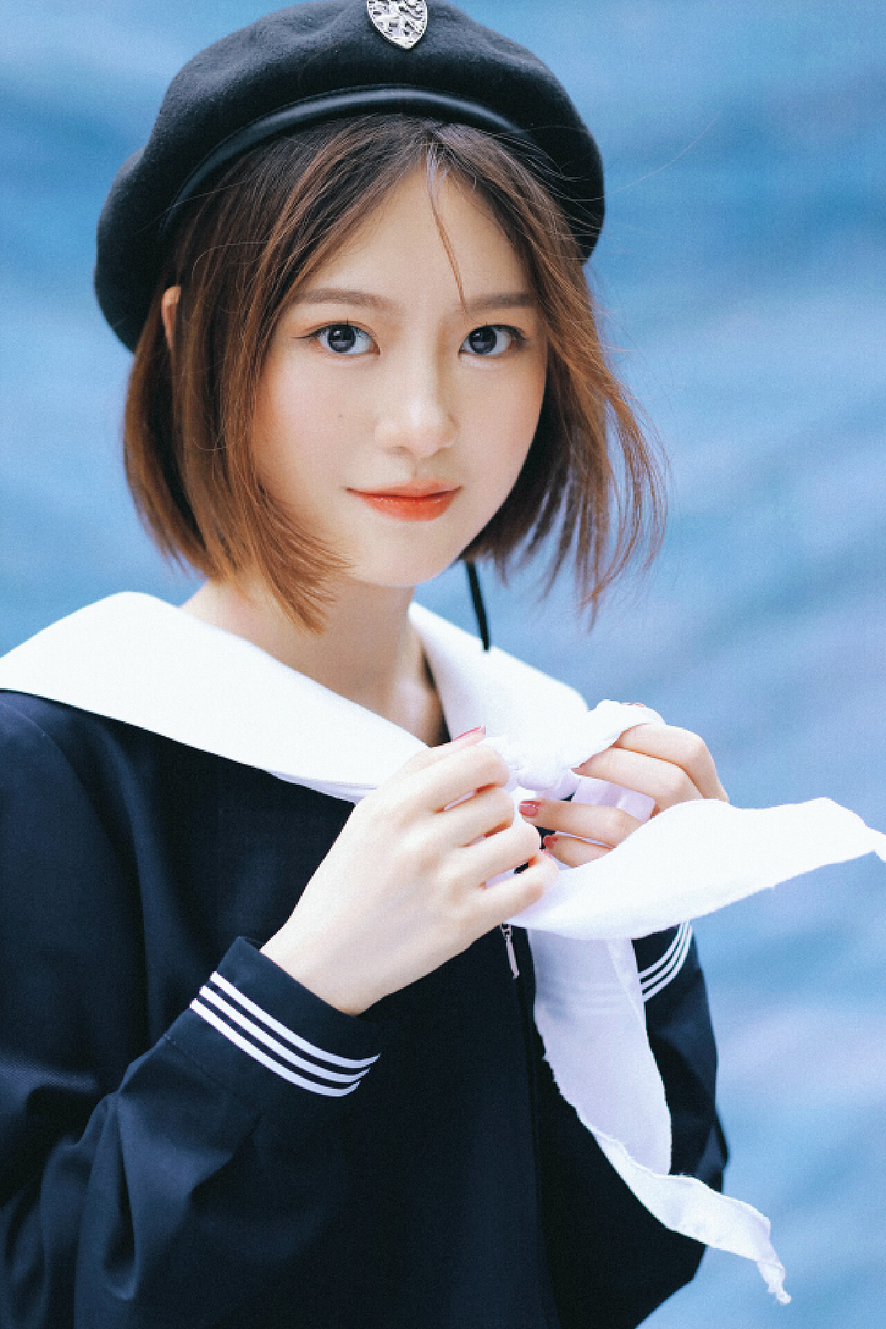 日系海军制服美女性感写真高清电脑桌面壁纸_桌面壁纸_mm4000图片大全
