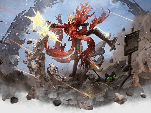 Figurama 日漫《枪神》20周年纪念——法修 1/4 雕像