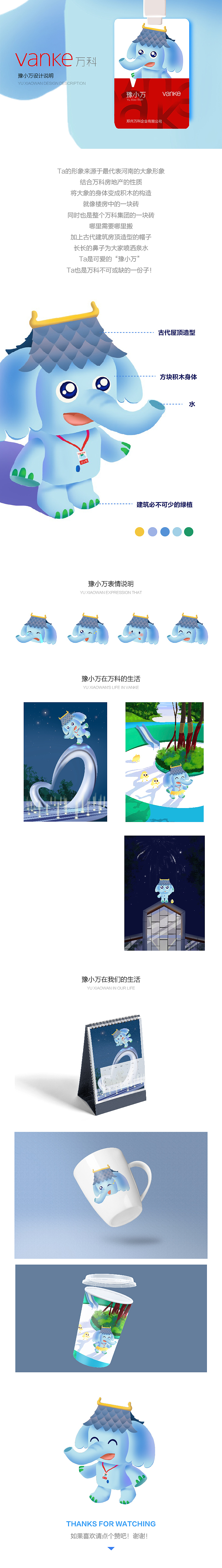 郑州万科豫小万IP形象参选设计