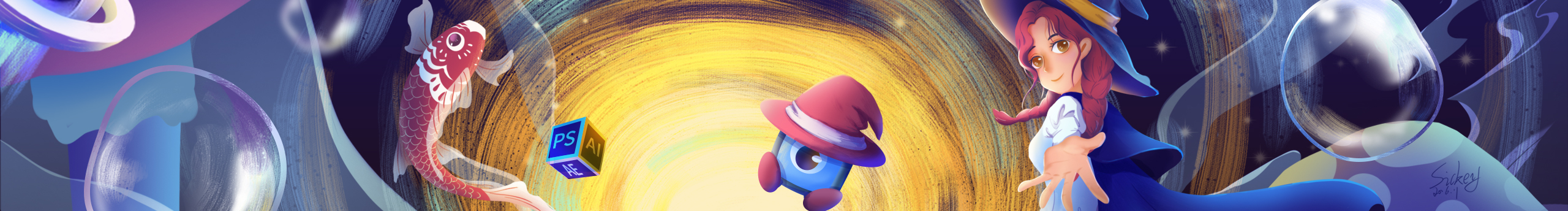 sickey祭思的個(gè)人主頁(yè)（封面預(yù)覽） - 主頁(yè)封面設(shè)置 - 站酷設(shè)計(jì)師sickey祭思原創(chuàng)素材 - 站酷ZCOOL