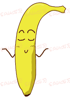 香蕉手绘贱贱表情包