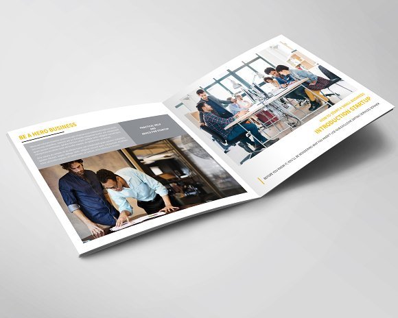 公司介绍团队合作画册模板