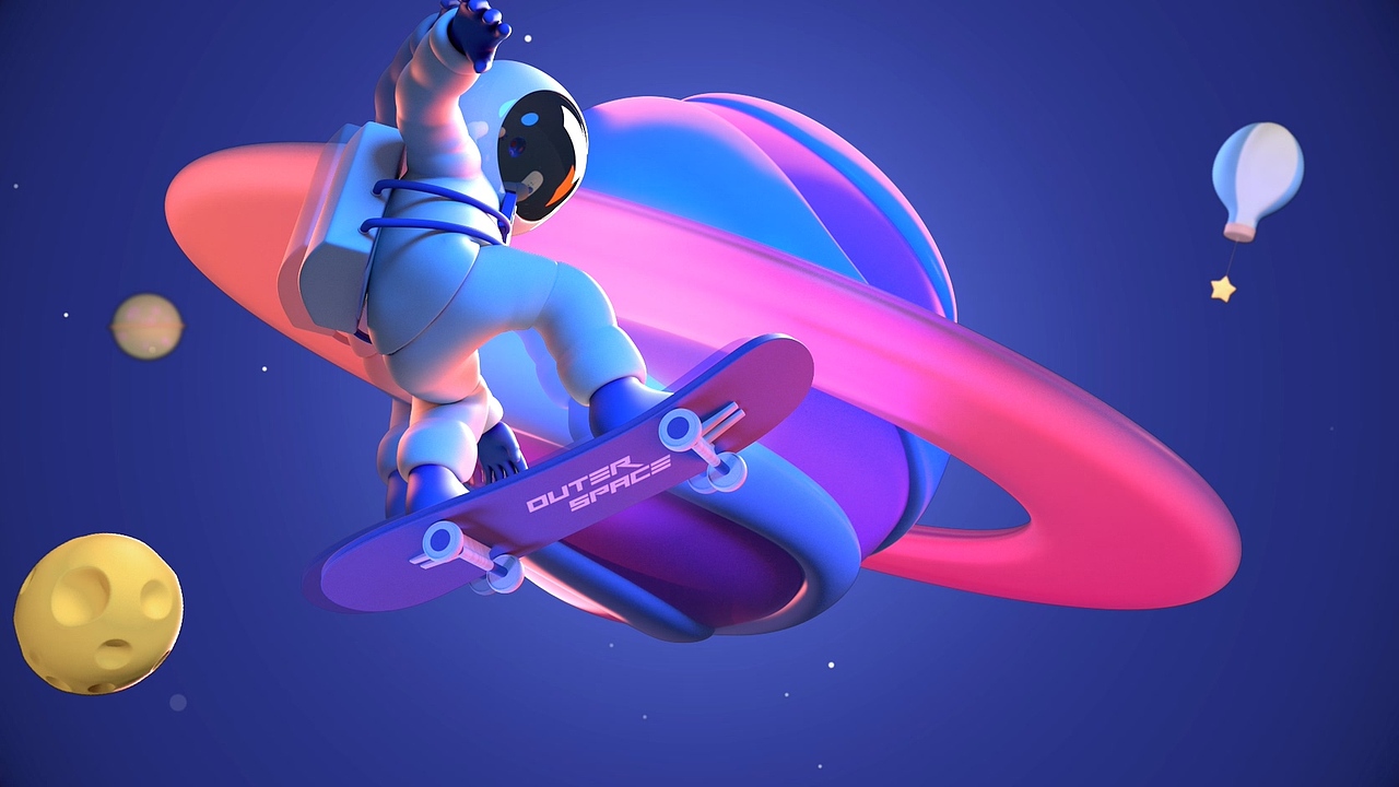 《字节跳动中秋三维动画》-优趣文化