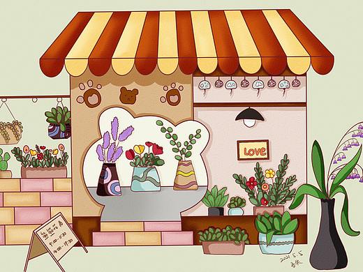 小熊花店