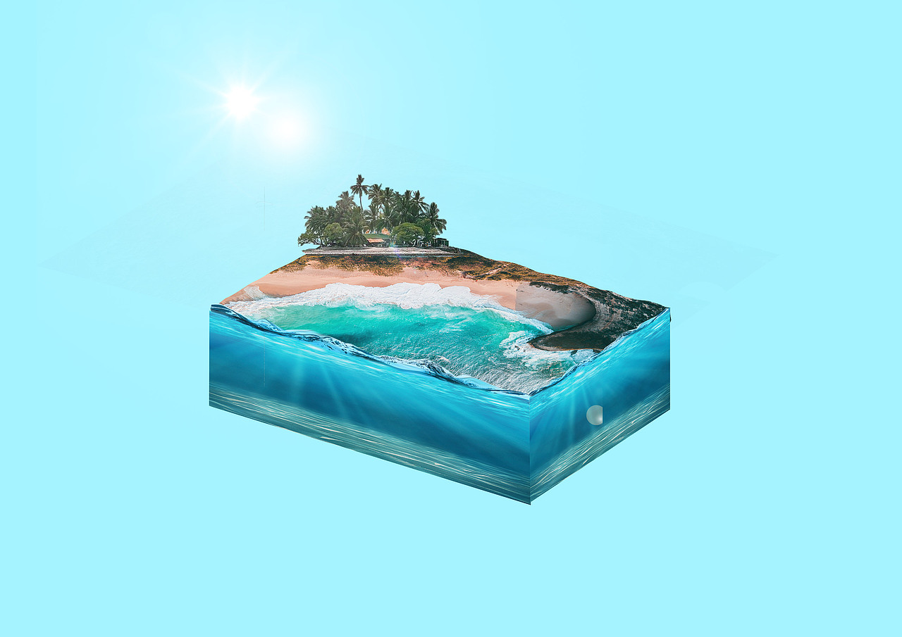 3D海灘?。▓DZMjg2NzY3NTky） - 宣傳物料 - 站酷設(shè)計(jì)師水水7713原創(chuàng)素材 - 站酷ZCOOL