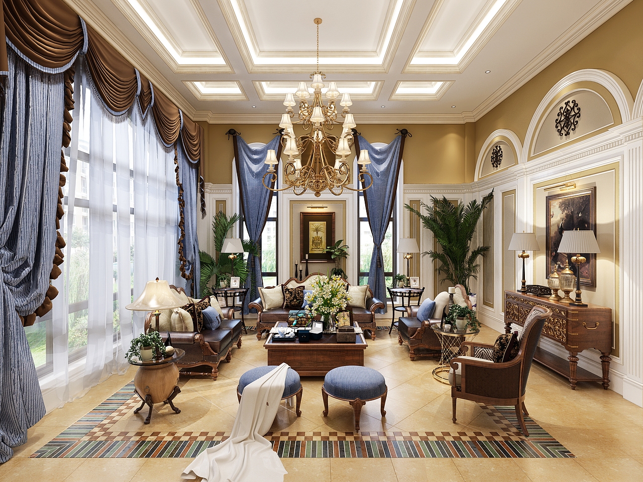 碧桂园别墅商业效果图