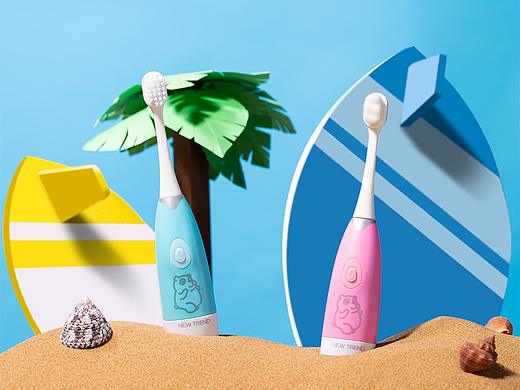 儿童牙刷拍摄/静物摄影/产品摄影