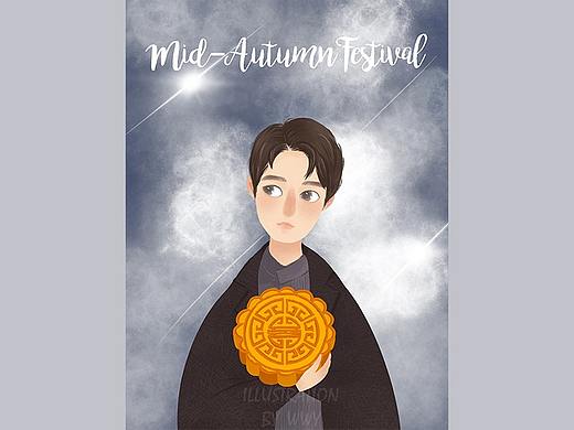 中秋节（个人主页-ZMzkyOTkxNjQ=） - 创作习作 - 站酷设计师王家小羽原创素材 - 站酷ZCOOL