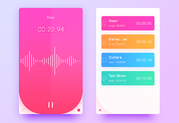 临摹-界面（图ZNTU5NDU0MTI=） - APP界面 - 站酷设计师ZY0129原创素材 - 站酷ZCOOL