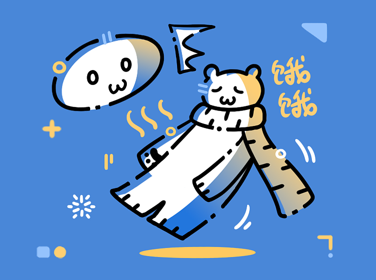微信表情包——围巾围巾小小熊!_春日中-站酷zcool